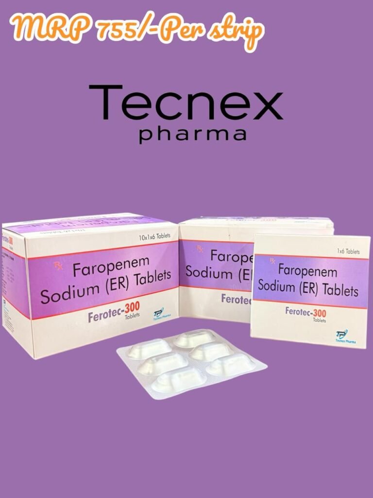 Ferotec-300 Tablets (Faropenem Sodium Extended Release Tablets)